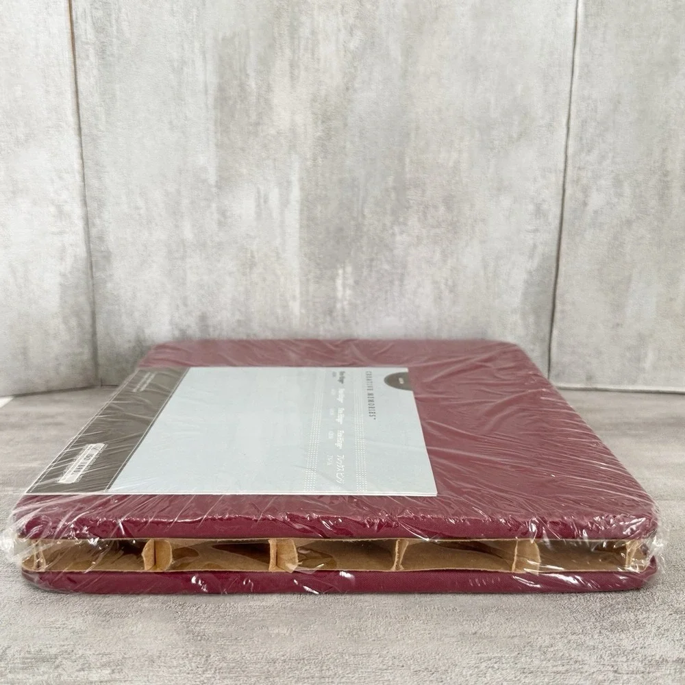 Creative Memories Flex Hinge 8x8 Red Burgundy Scrapbook Album Cover No Pages